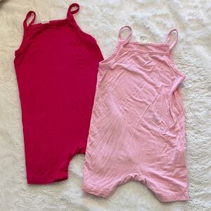 SHEIN Pink Baby Romper Set